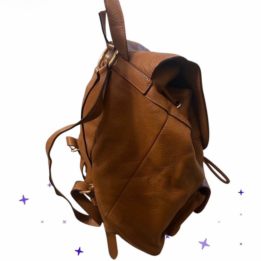 COACH Pebbled Leather Billy Backpack brown F37410 πππ - Picture 7 of 16